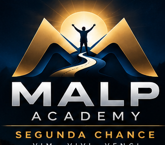 Símbolo MALP Academy: jornada entre montanhas rumo à conquista